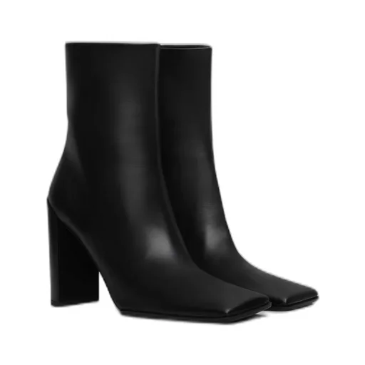 AlaÏA Block Heel Square-Toe Boots