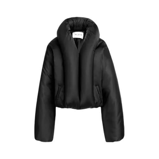 AlaÏA Taffeta Padded Bomber Jacket
