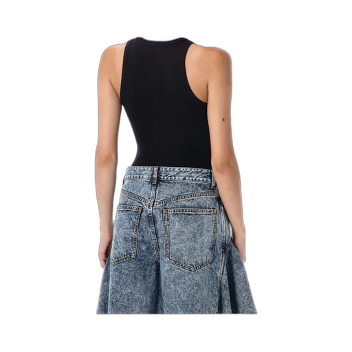 AlaÏA Sculpting Rib Jersey Bodysuit