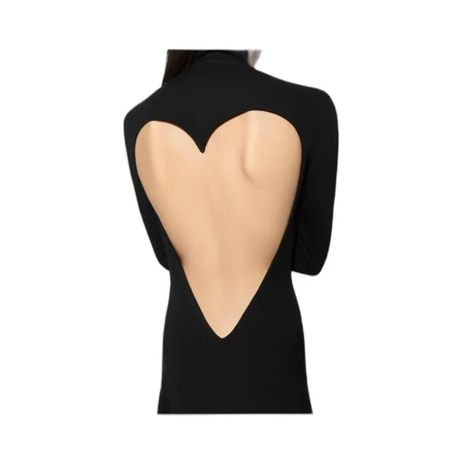 AlaÏA Fluid Jersey Heart Dress