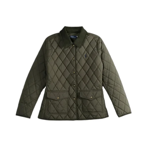 Polo Ralph Lauren Logo Embroidered Quilted Jacket