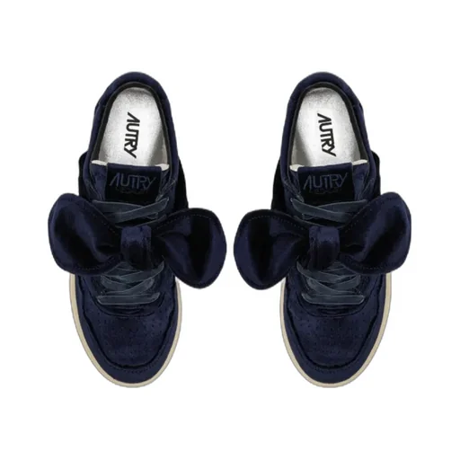 Autry Velvet Bow Sneakers
