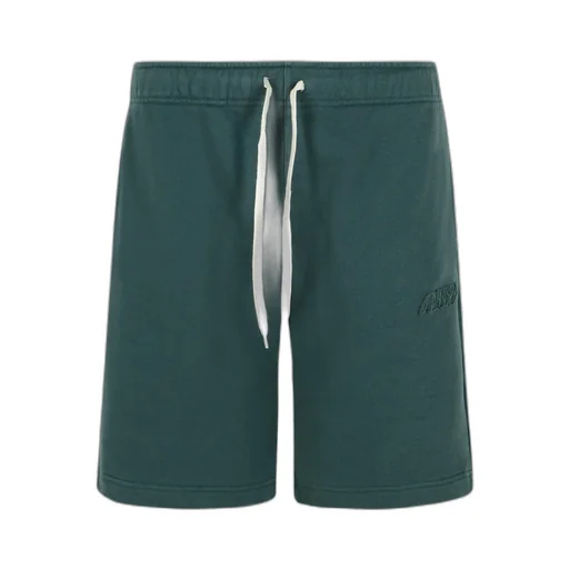 Elasticated-Waistband Logo Track Shorts
