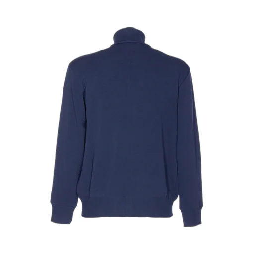 Stripe-Detail Zip-Up Sweatshirt