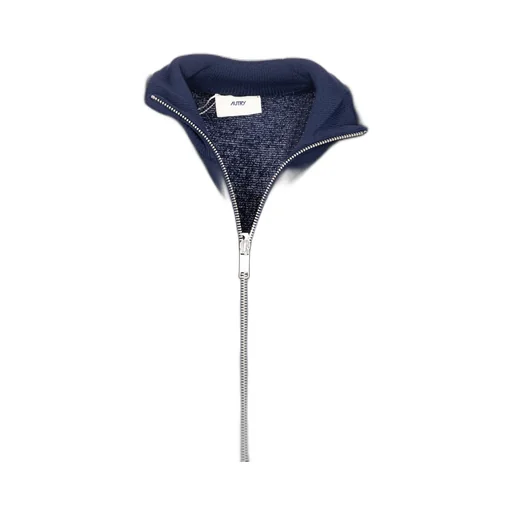 Stripe-Detail Zip-Up Sweatshirt