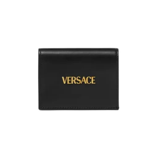 Versace Logo-Lettering Wallet