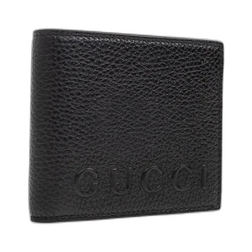 Gucci Logo Embossed Bi-Fold Wallet