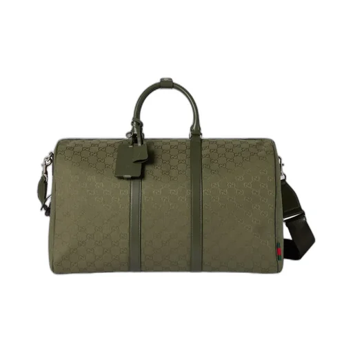 Gg Canvas Large Duffle Bag