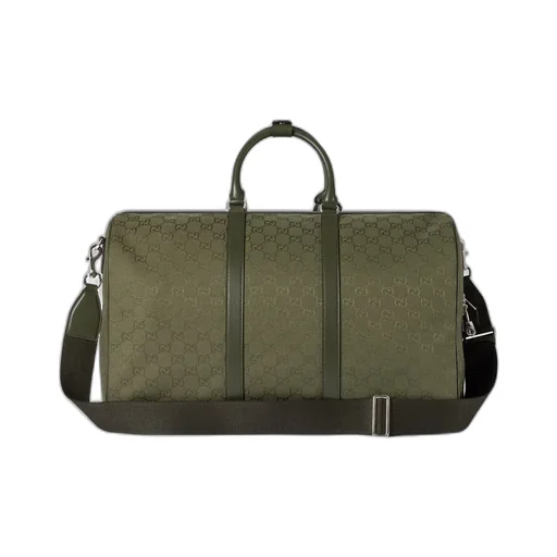 Gg Canvas Large Duffle Bag