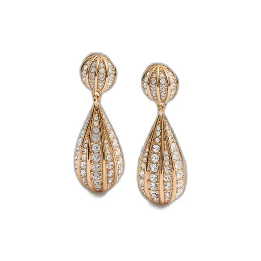 Poetiques Des Gouttes Metal And Swarovski® Crystal Earrings