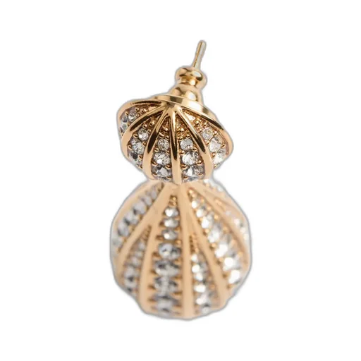 Poetiques Des Gouttes Metal And Swarovski® Crystal Earrings