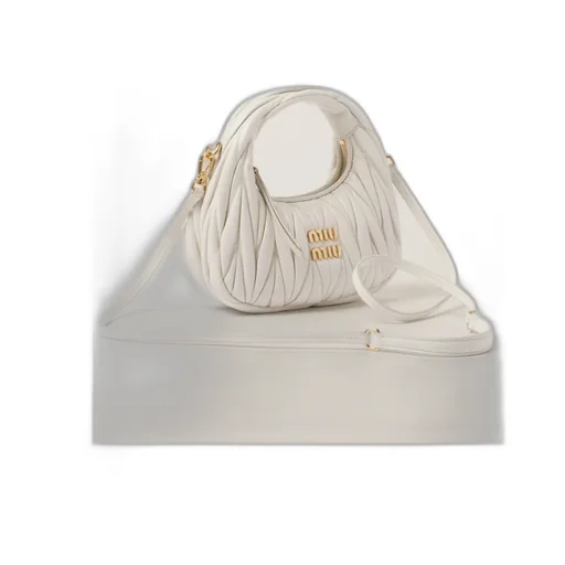 Wander Matelassé Nappa Leather Hobo Mini-Bag