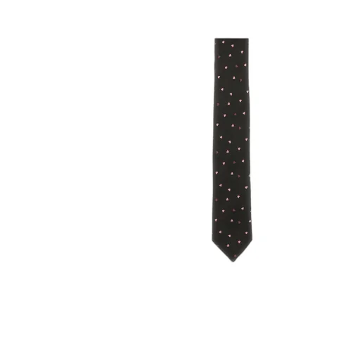 Heart-Motif Pointed Tie
