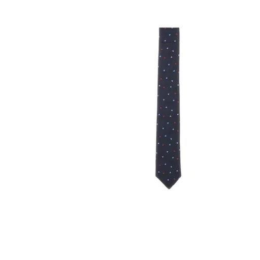 Heart-Print Tie