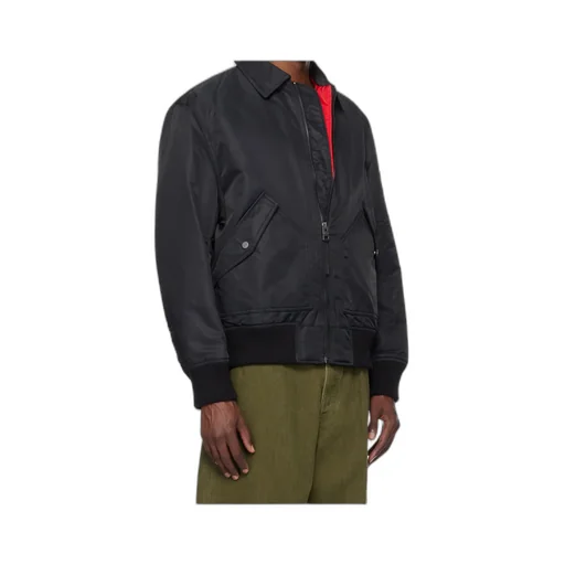 Zip-Fastening Bomber Jacket