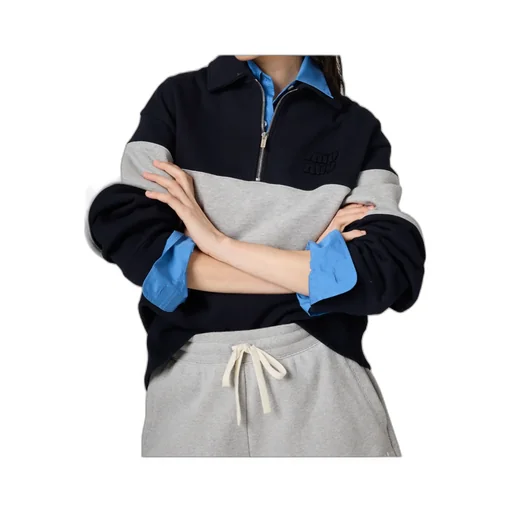 Half-Zip Cotton Sweatshirt