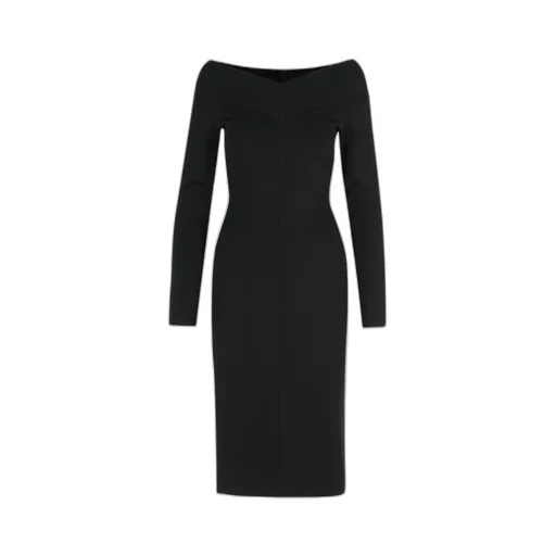 Stella Mccartney Boat Neck Midi Dress
