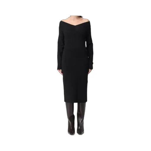Stella Mccartney Boat Neck Midi Dress