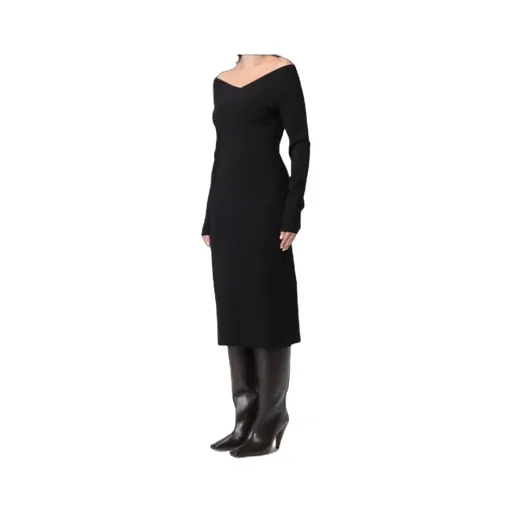 Stella Mccartney Boat Neck Midi Dress