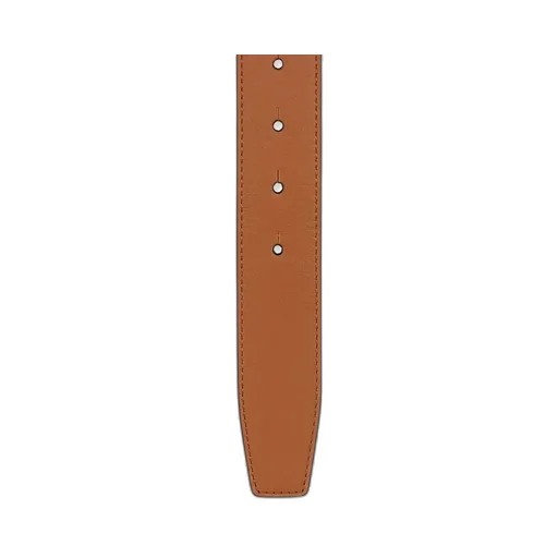 Logo-Plaque Leather Belt