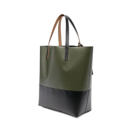 Marni Tribeca Logo Detailed Tote Bag