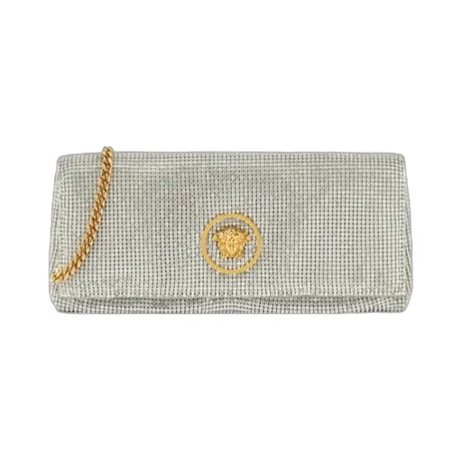 Versace Embellished Clutch Bag