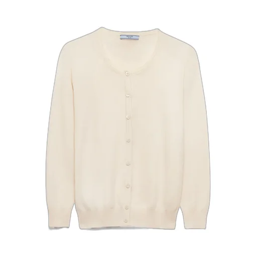 Prada Long Sleeved Knitted Cardigan