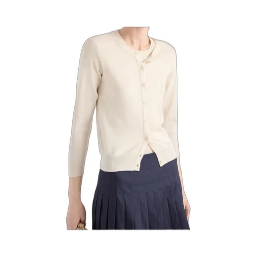 Prada Long Sleeved Knitted Cardigan