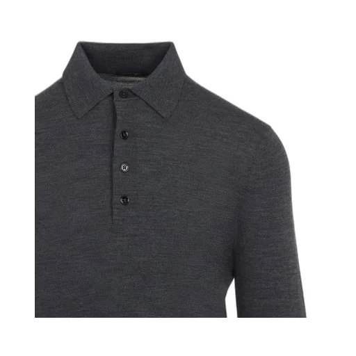 Long-Sleeved Polo Shirt