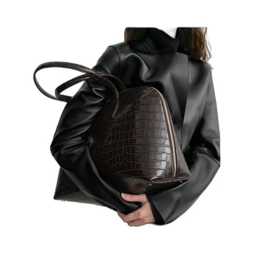 TotÊMe Embossed Zip-Up Tote Bag