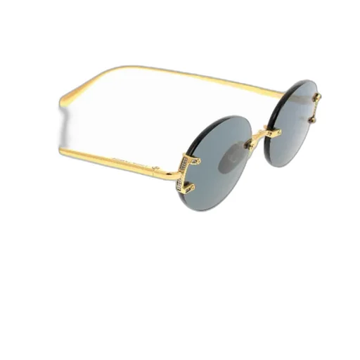 Linda Farrow Oval Frame Sunglasses