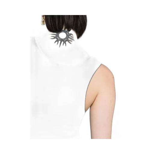 Black Sleeveless Vest Top