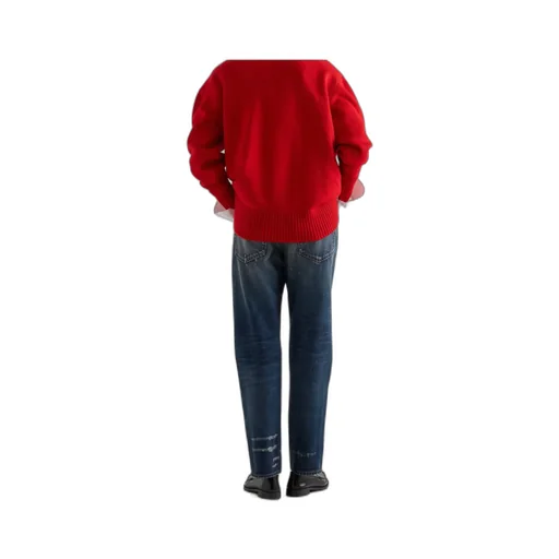 Prada Distressed Straight-Leg Jeans