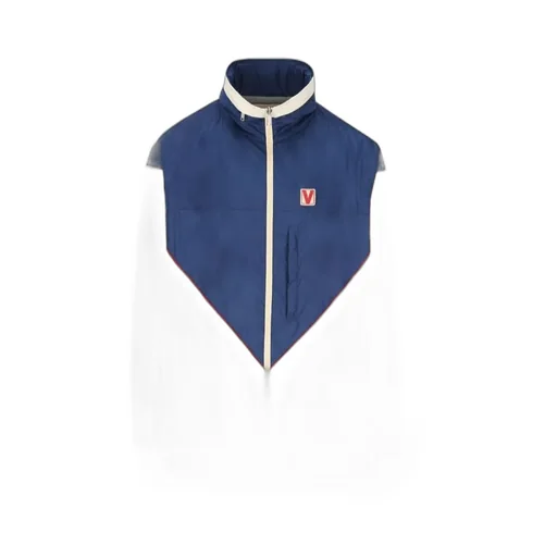 Valentino Vlogo Embroidered Zip-Up Jacket