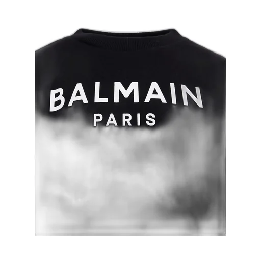 Balmain Kids Logo-Printed Crewneck Sweatshirt