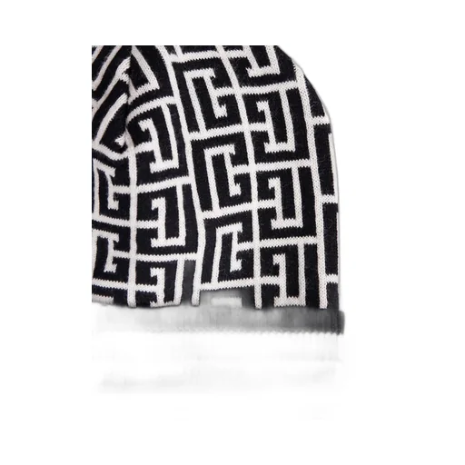 Geometric-Pattern Beanie