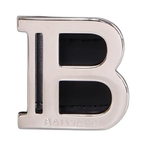 Balmain Kids Logo Engraved Buckle Belt