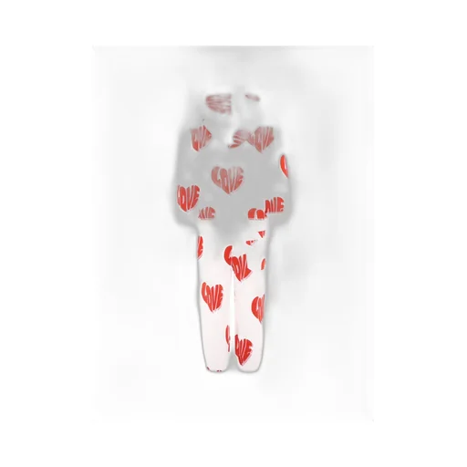 Ivory Suit With Love Writing