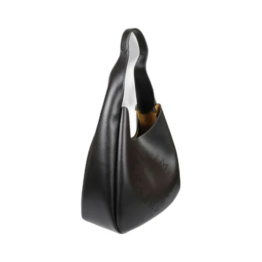 Stella Mccartney Logo Perforated Shoulder Bag