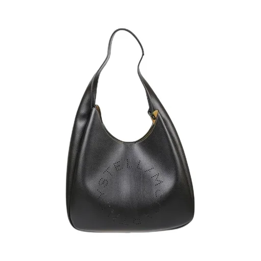 Stella Mccartney Logo Perforated Shoulder Bag