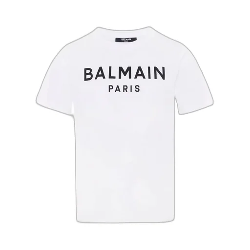Balmain Kids Logo-Printed Crewneck T-Shirt