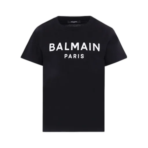 Balmain Kids Logo-Printed Crewneck T-Shirt