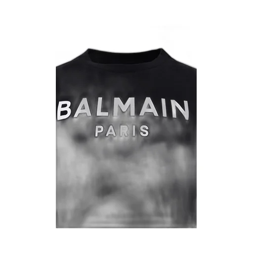 Balmain Kids Logo-Printed Crewneck T-Shirt