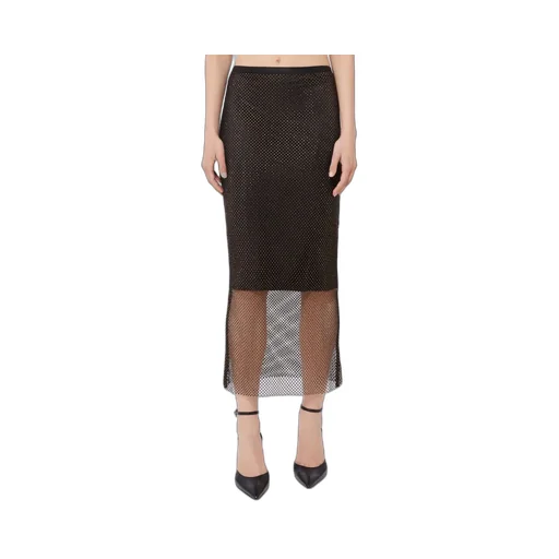 Sportmax Embellished Mesh Skirt