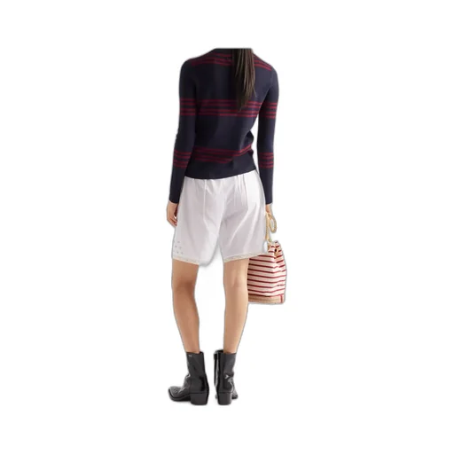 Prada Striped Crewneck Jumper