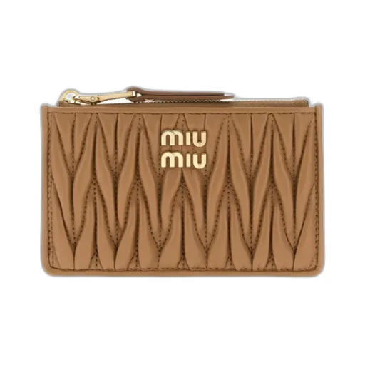 Miu Miu Matelassé Zipped Wallet