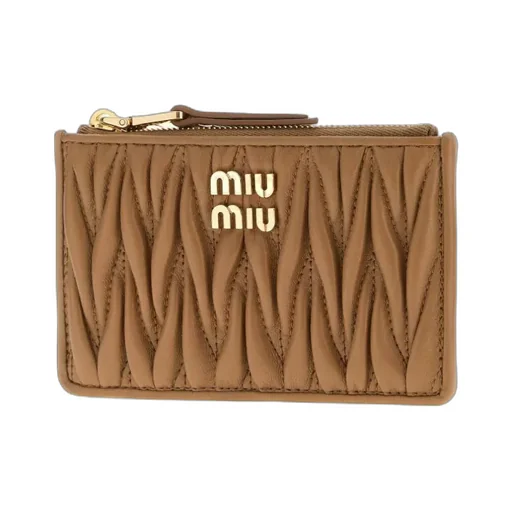 Miu Miu Matelassé Zipped Wallet
