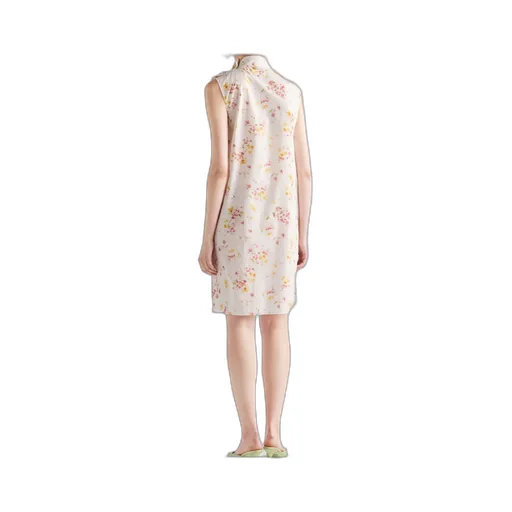 Prada Floral Printed Sleeveless Dress