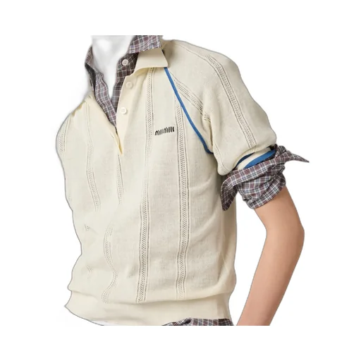 Cotton Knit Polo Shirt