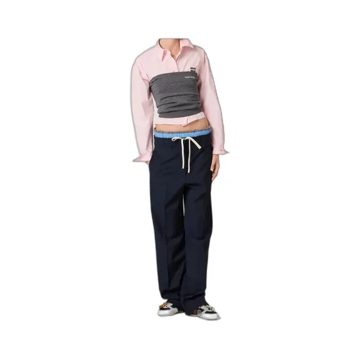 Miu Miu Straight-Leg Tailored Trousers